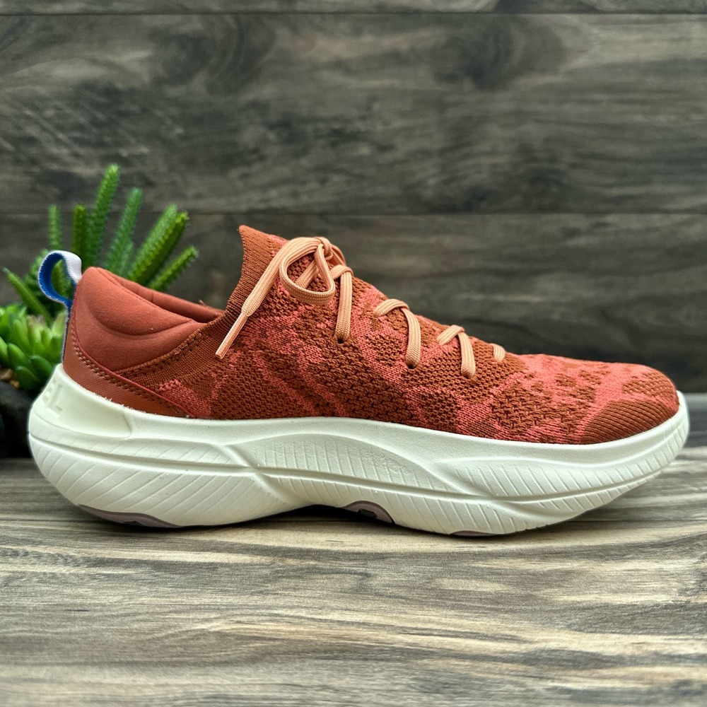 NIB Sorel Explorer 8 39 Blitz Stride Lace Sneaker Warp Red Burnt Orange - Picture 6 of 10